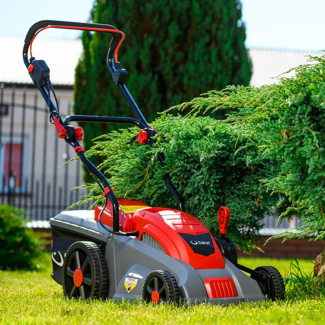 CEDRUS KE38 KOSIARKA ELEKTRYCZNA DO TRAWY SILNIK INDUKCYJNY 1600W