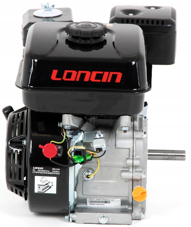 LONCIN G200F-R-S PETROL ENGINE 6.5 HP Shaft R 19,05 mm LONCIN G200 FRS MOTOR  HONDA GX160 , GX200, B&S , BRIGGS& STRATTON - OFFICIAL DISTRIBUTOR -  AUTHORIZED LONCIN DEALER, 149,37 €