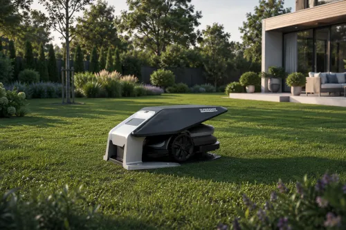 Dlaczego Twój robot potrzebuje schronienia? Zalety dedykowanego daszka i osłony stacji ładującej Sunseeker