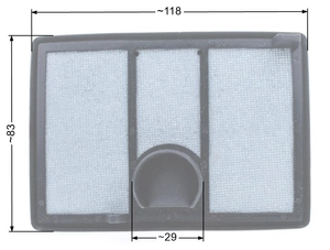 Stihl TS700/TS800 air filter 8R02-39