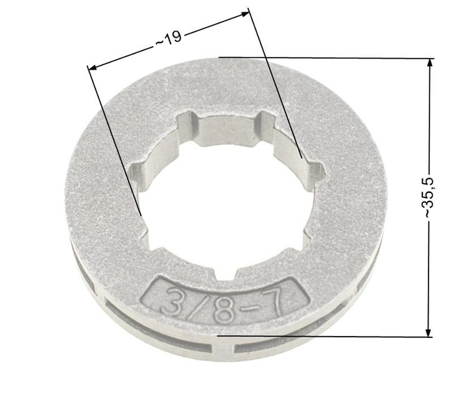 Nac floating wheel 3/8 7z market saw NZ481