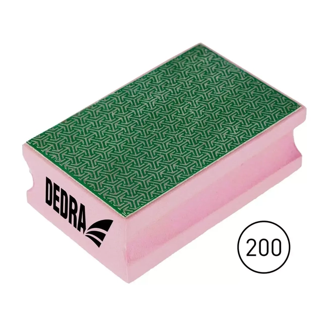 DEDRA FG0200 GRADATION 200 DIAMOND HAND GRINDING BLOCK