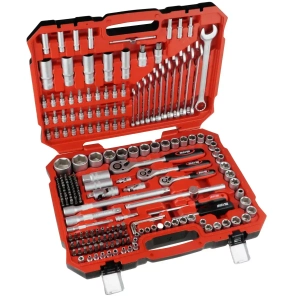 LARGE SOCKET WRENCH SET HILLEN&AMP;MOHR 17K216 CRV 216 PCS. 17X1/2&QUOT;, 13X1/4&QUOT; , 8X3/8&QUOT;