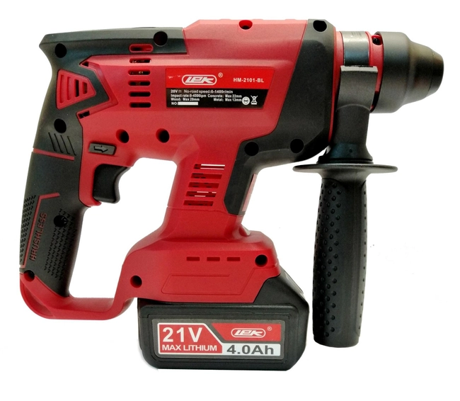 MASTERCUT LEK HM-2101-BL CORDLESS HAMMER DRILL WITH SDS 21V LI-ION FORGING FUNCTION