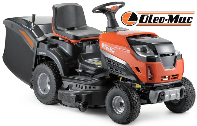 OLEO MAC OM 92 R/16 K Rear-Dump Self-Propelled Lawn Mower HYDROSTAT 92cm 68059206 - OFFICIAL DISTRIBUTOR - AUTHORIZED DEALER OLEO-MAC