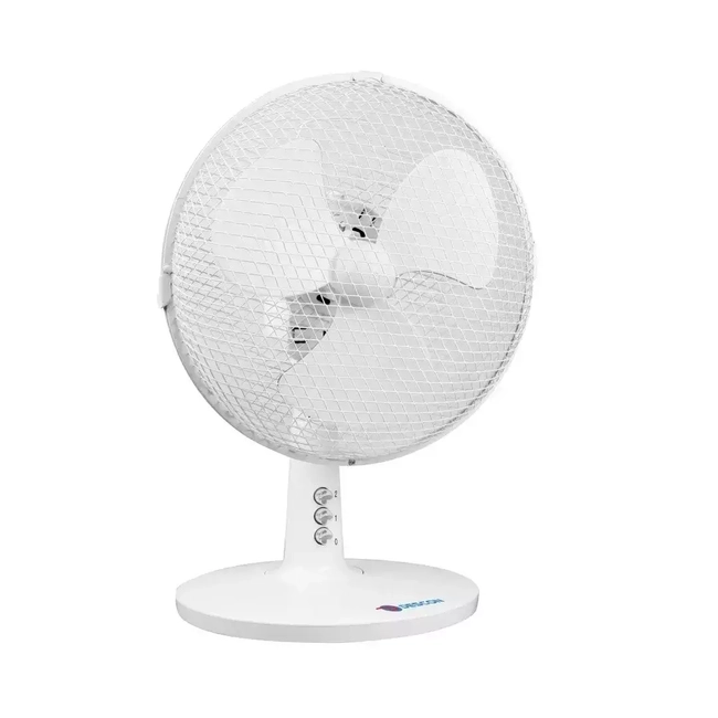 STOLNÍ VENTILÁTOR DESCON DA-0902 20W, 9", BÍLÝ