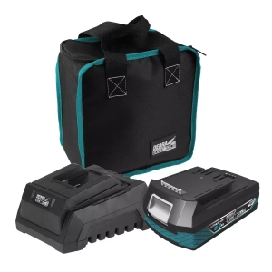 DEDRA SAS+ALL DED7030G01 STARTER KIT: 2AH DED7032 BATTERY, DEDRA SAS DED7038 BATTERY CHARGER, DED7001B TOOL BAG