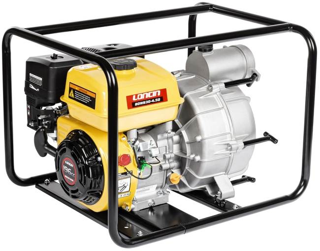 LONCIN LC80WB30-4.5Q MOTOROVÉ ČERPADLO KOMPAKTNÍ ČERPADLO PRO ČISTOU PRACHOVOU VODU 6,5 HP 45000 l/h 45m3/h - EWIMAX OFICIÁLNÍ DISTRIBUTOR - AUTORIZOVANÝ PRODEJCE LONCIN