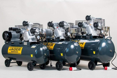 SPRĘŻARKA POWIETRZA JAGER GERMAN 300L 5.5kW 1250L/Min 400V SPRĘŻARKA POWIETRZA TŁOKOWA KOMPRESOR TŁOKOWY OLEJOWY Mocna Rzecz