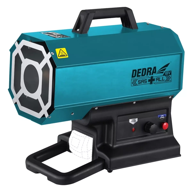 GAS HEATER, CORDLESS 18V/230V DEDRA SAS+ALL DED7185H