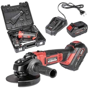 CEDRUS POWER+ AG125Li-SET angle grinder with battery and charger in case POWER+ 20V - OFFICIAL DISTRIBUTOR - AUTHORIZED DEALER CEDRUS