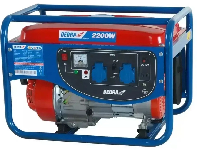 DEDRA DEGB2510 AGREGAT GENERATOR PRĄDOTWÓRCZY z AVR DEDRA DEGB2510 MOC 2.2kW 2200W EWIMAX OFICJALNY DYSTRYBUTOR - AUTORYZOWANY DEALER DEDRA 