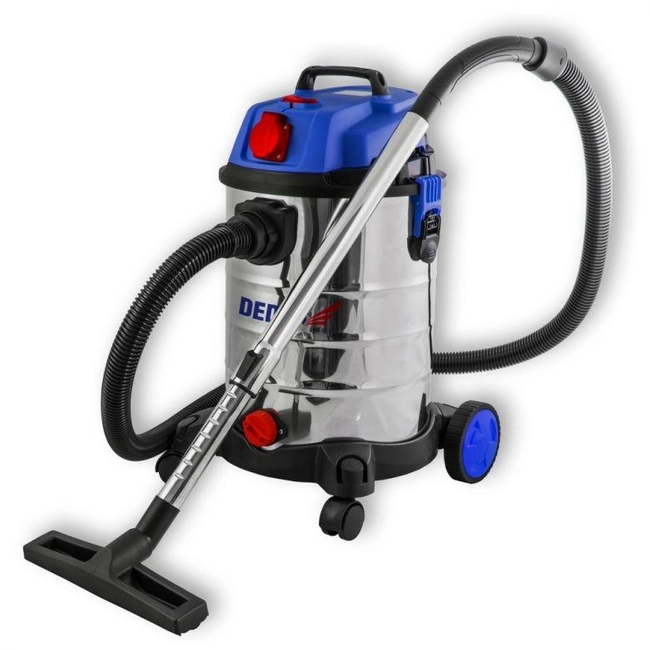 DEDRA DED6601 1400W, 30L, wet and dry workshop vacuum cleaner for working with gypsum