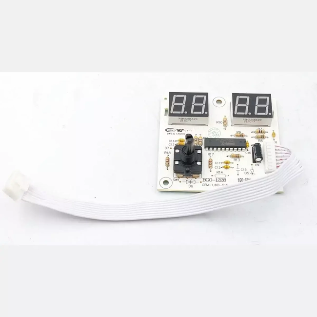 #17 ELECTRONICS BOARD WITH DISPLAY BGO-1228 FOR DEDRA DED9956TK OIL HEATER - DED9955TK.42