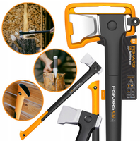 FISKARS X32 Lumber Splitting Axe Fiskars X32 XXXL 1069108 - OFFICIAL DISTRIBUTOR - AUTHORIZED DEALER FISKARS