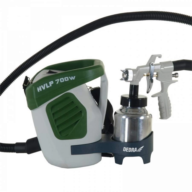 DEDRA DED7413 HVLP UNIT PAINT GUN COMPRESSOR SPRAY PAINT GUN - OFFICIAL DISTRIBUTOR - AUTHORIZED DEDRA DEALER