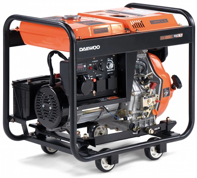 DAEWOO DDAE 6000XE DIESEL POWER GENERATOR 2x16A, 1x32A AVR 11HP POWER - OFFICIAL DISTRIBUTOR - DAEWOO AUTHORIZED DEALER