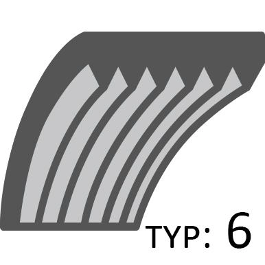 Řemen Weibang WBGT6813-TE ORIGINÁLNÍ DÍL /28x786/ 34820026