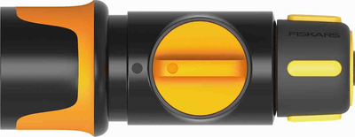 Fiskars 1027085 szybkozłącze z zaworem regulacyjnym On/Off do węża 9 mm (3/8")