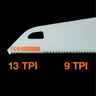 Fiskars PowerTooth 1062919 piła ręczna 500 mm 9 TPI do drewna i PCV
