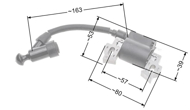 Ignition module NAC T375 T475 T575 market mowers NZ220