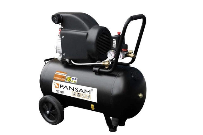 PANSAM A077020 PISTON OIL COMPRESSOR WITH DRIVE 1500W 8bar 24L EWIMAX - OFFICIAL DISTRIBUTOR - AUTHORIZED DEALER PANSAM