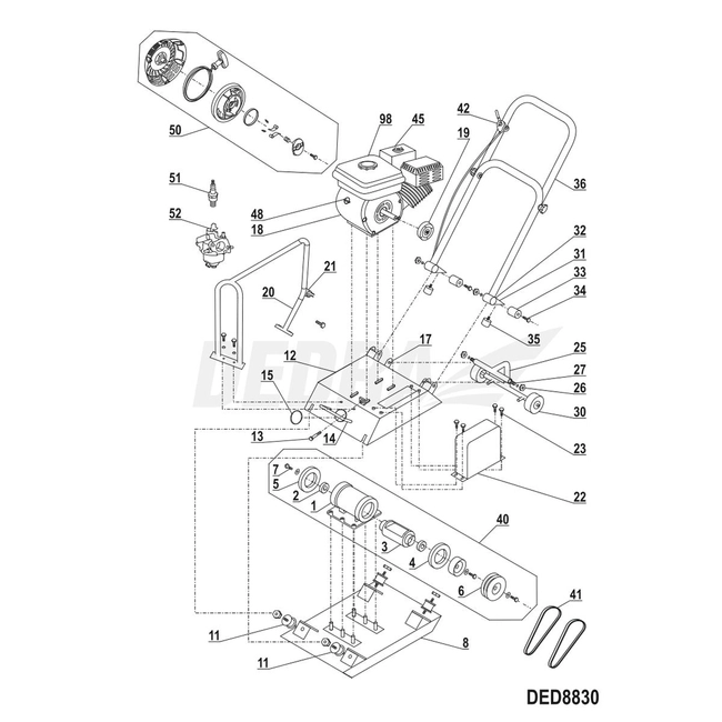 DEDRA VIBRATION PLATE