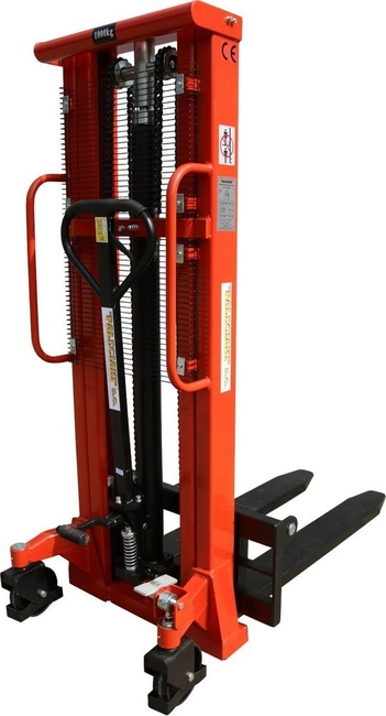 Forklift pallet truck pallet jack SFH 1025 1T 1000KG 2.5 meters with adjustable fork spacing and foot pump