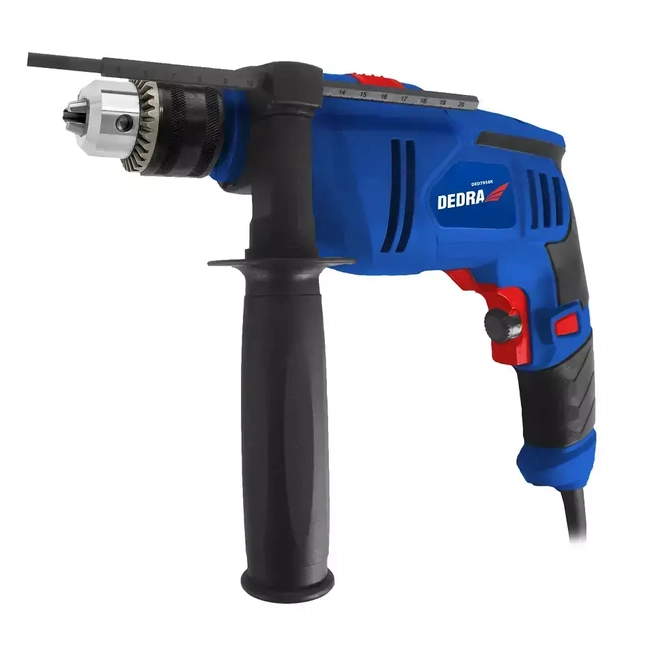 DEDRA DED7958K 700W IMPACT DRILL, 0-2300 RPM, 13MM WRENCH CHUCK