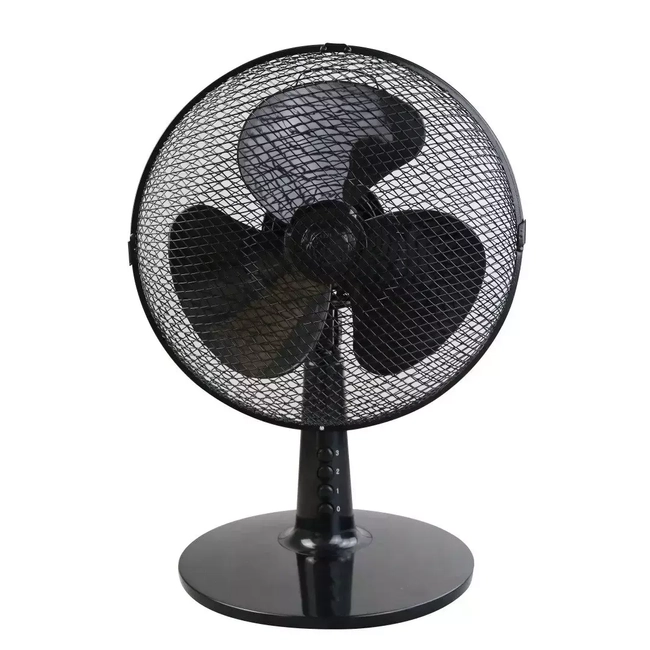 DESCON DA-1203B 35W DESK FAN, 12", BLACK