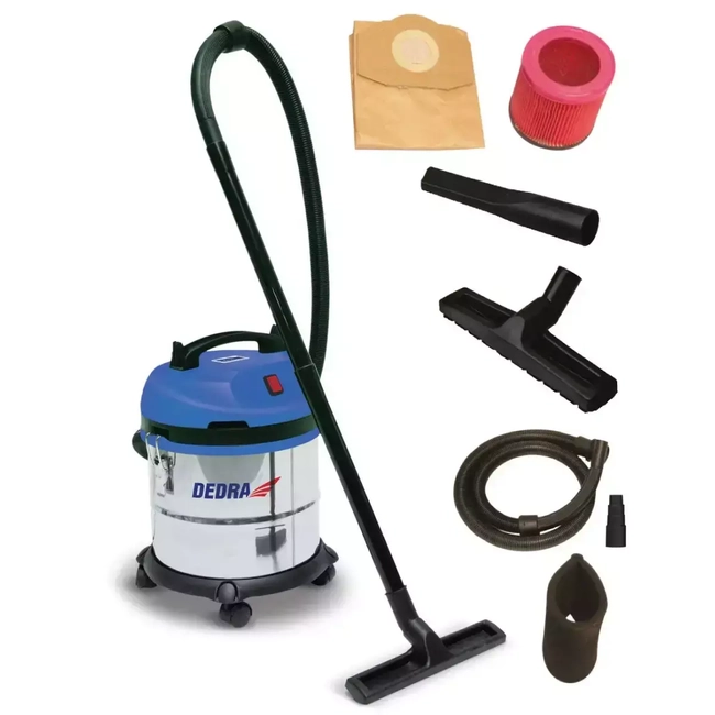 WORKSHOP WET AND DRY VACUUM CLEANER DEDRA DED6598 1200W, 20L, METAL TANK