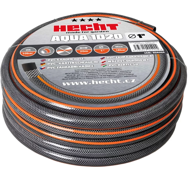 HECHT AQUA 1020 GARDEN HOSE SLOOP 20M 1" PRACTICAL - OFFICIAL DISTRIBUTOR - AUTHORIZED HECHT DEALER