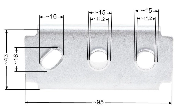 Adaptér pro sekačky NAC S460V C460VH 22,2 mm hřídel bez zářezu NZ327