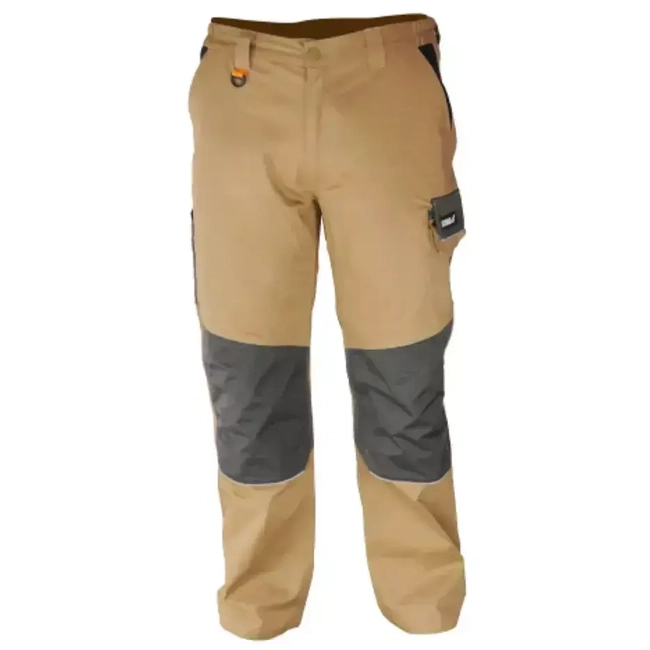 DEDRA SAFETY PANTS BH42SP-L L/52, 97% COTTON +3% ELASTANE, SLIM LINE 270G/M2