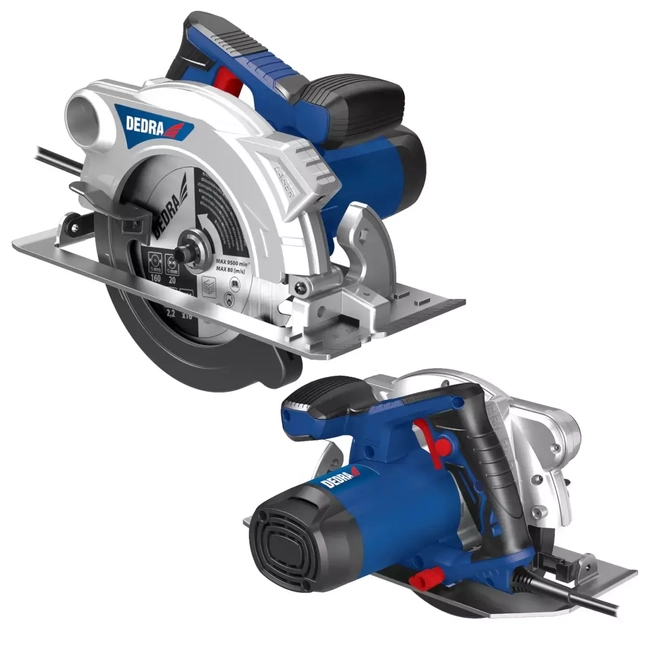 DEDRA DED7926 HAND CIRCULAR SAW 1500W, 185MM, LASER GUIDE, MAX. CUTTING DEPTH 66MM