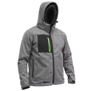 SOFTSHELL JACKET WITH HOOD DEDRA BH61KS-S SIZE: S, 96% POLYESTER+4% ELASTANE