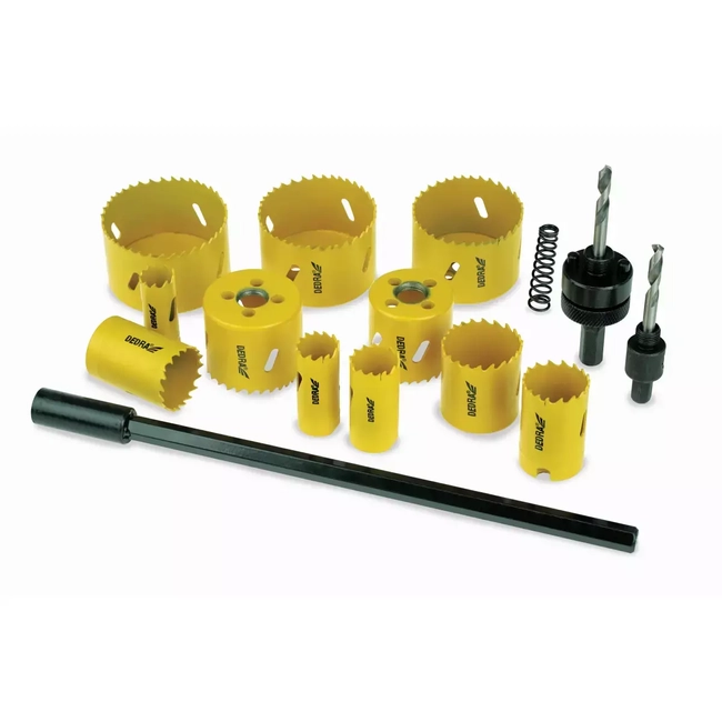 DEDRA 08WZ04 15PCS BIMETAL HOLE SAW SET