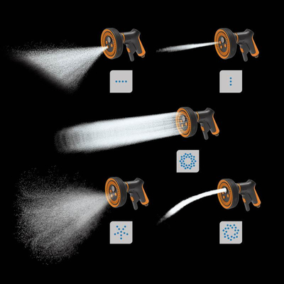 Fiskars Comfort Multi Front 1065482 pistolet zraszający ogrodowy 5-funkcyjny