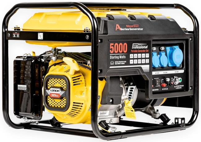 LONCIN LC5000-AS MOCNY AGREGAT GENERATOR PRĄDOTWÓRCZY 3x230V AVR  5kW -  EWIMAX OFICJALNY DYSTRYBUTOR - AUTORYZOWANY DEALER LONCIN