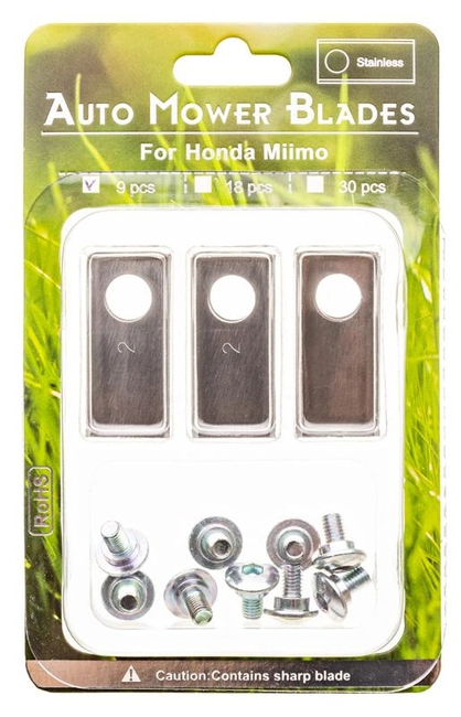 Honda Miimo robotic mower blade 9 pcs. A00006