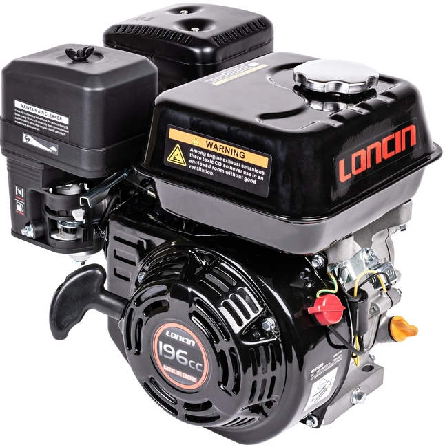 LONCIN G200F-R-S PETROL ENGINE 6.5 HP Shaft R 19,05 mm LONCIN G200 FRS MOTOR HONDA GX160 , GX200, B&S , BRIGGS& STRATTON - OFFICIAL DISTRIBUTOR - AUTHORIZED LONCIN DEALER