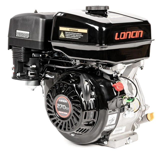 Motor Loncin G270F-G Horizontální hřídel 22,2 mm / 106 mm Kužel G270F-G