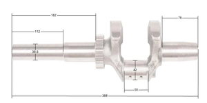 Loncin LC2V90 (T230) type C crankshaft ORIGINAL PART