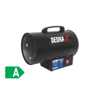 DEDRA DED9941A Nagrzewnica gazowa 15kW czarna, dmuchawa grzewcza LPG propan-butan