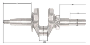 Klikový hřídel Loncin G200F(D) zam.130290787-0001 ORIGINÁLNÍ DÍL 130290051-0001