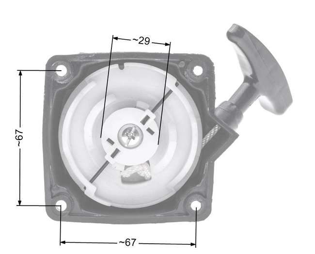 NAC starter BC;BP;CG;WLBC FOR DRUTTERS market mowers NZ37