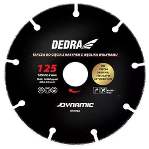 DEDRA HR1006 ŘEZNÝ KOTOUČ NA DŘEVO, PLASTY, 230 MM/22,2 MM