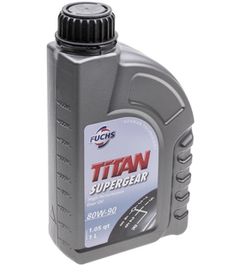 FUCHS TITAN SUPERGEAR 1L 80W90 převodový olej, např. pro stroje na zpracování půdy