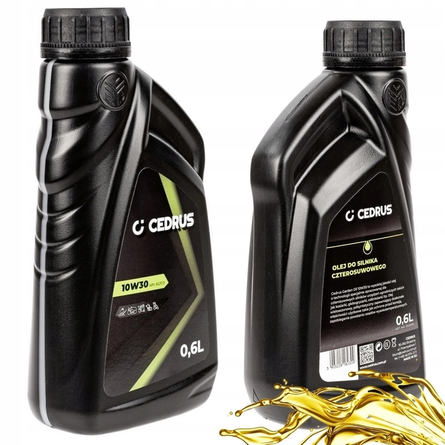 CEDRUS ENGINE OIL 10W-30 0.6L FOR MOWER TREATERS AGGREGATES SOILWASHERS NAC,OLEO-MAC,STIHL,B&S Briggs & Stratton,HONDA,SUBARU etc. for four-stroke engines - EWIMAX - OFFICIAL DISTRIBUTOR - AUTHORIZED DEALER CEDRUS