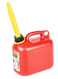 Single chamber 5l red Rexxon canister with measuring scale 811563D NEW